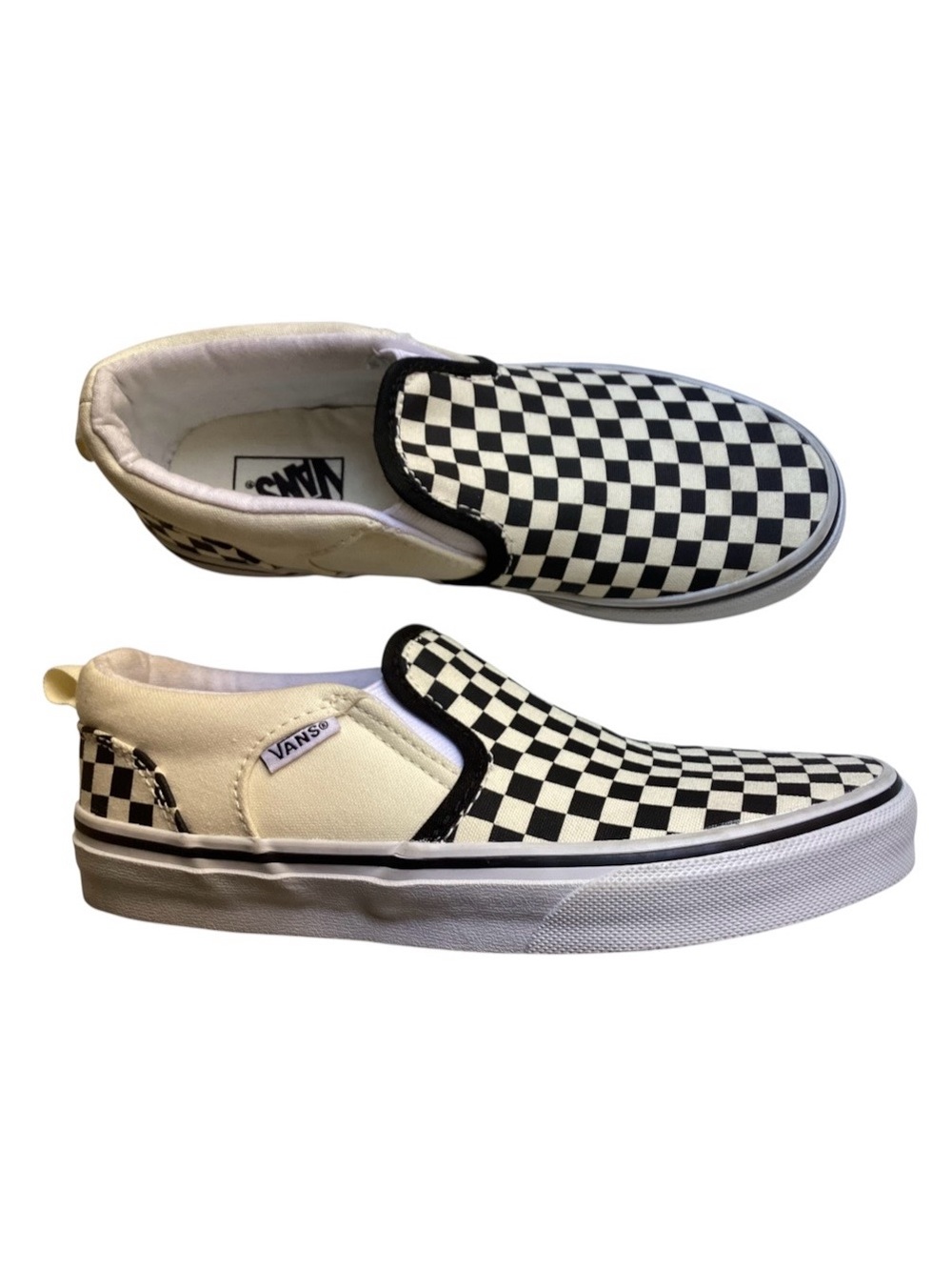 Vans Kids Check Slip On Sneakers